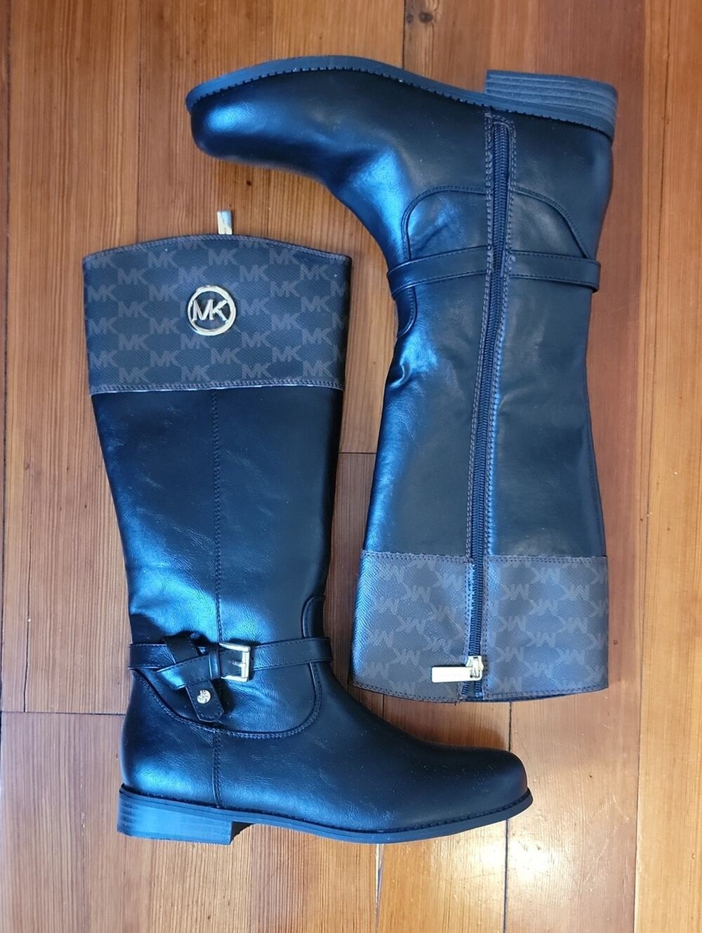 MICHAEL Michael Kors Black and Brown Girls' Riding Boots NWOT